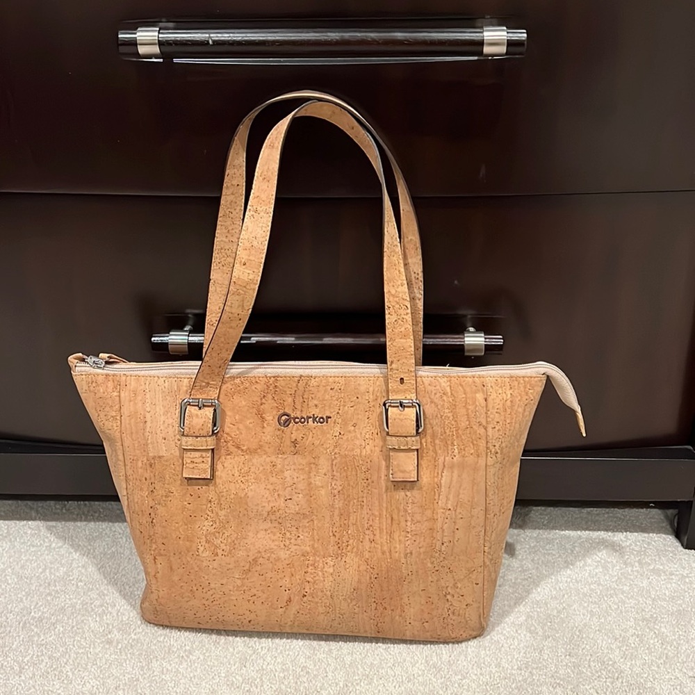 Genuine, cork bag.